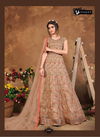 Pista Colour Fancy Designer Latest Stylish Festive And Party Wear Butter Fly Net With Heavy Work Gown Collection 5101